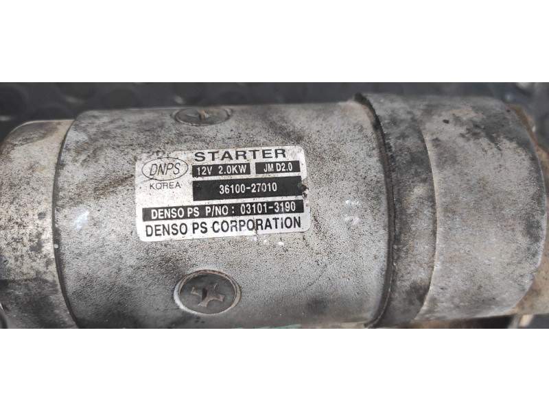 Recambio de motor arranque para hyundai tucson (jm) 2.0 crdi comfort (4wd) referencia OEM IAM 3610027010  