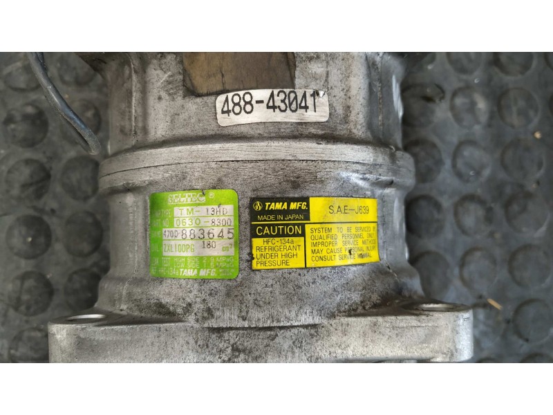 Recambio de compresor aire acondicionado para opel vectra a 1.7 turbodiesel (17 dt / lu8) referencia OEM IAM 48843041  