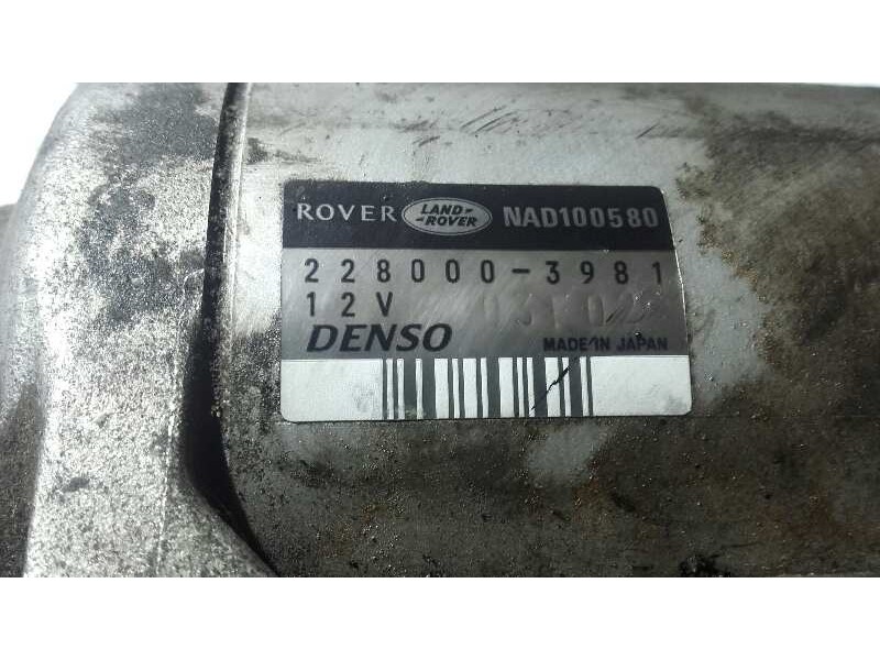 Recambio de motor arranque para land rover freelander (ln) 2.0 di familiar (72kw) referencia OEM IAM 2280003981  