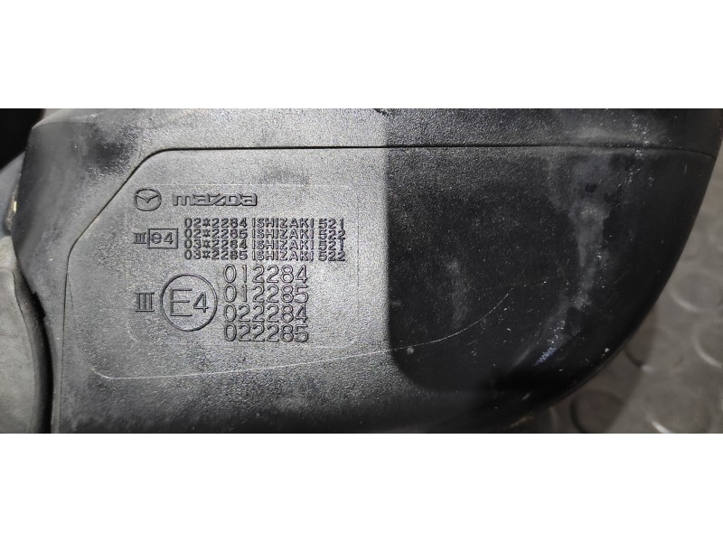 Recambio de retrovisor derecho para mazda 5 berl. (cr) 2.0 crtd active+ (105kw) referencia OEM IAM 012284  