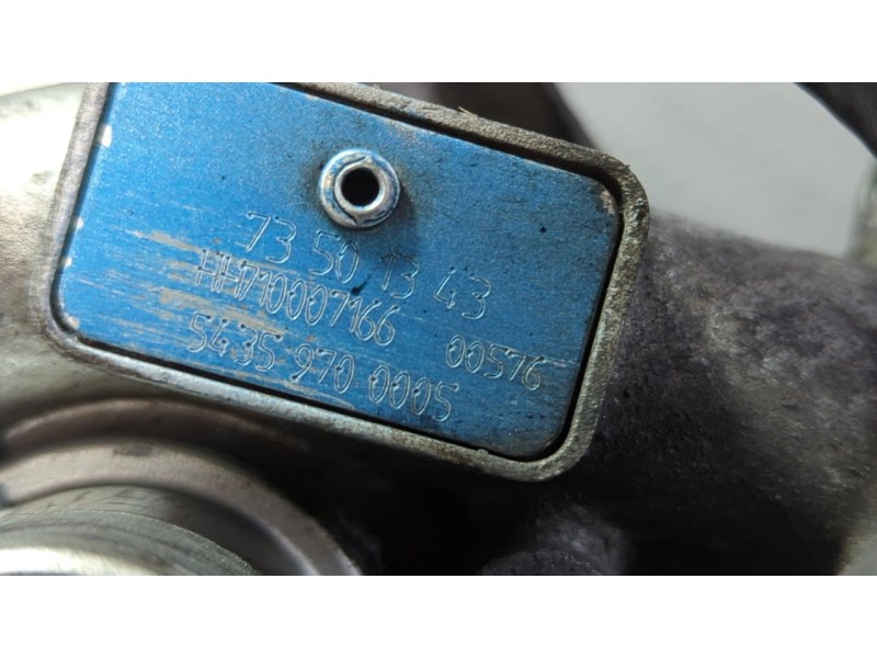 Recambio de turbocompresor para fiat grande punto (199) 1.3 16v multijet active (55kw) referencia OEM IAM 73501343  
