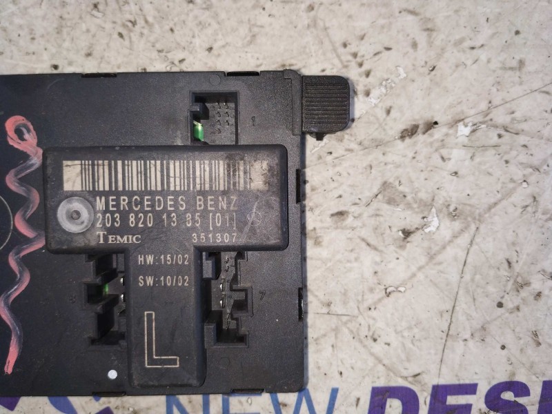 Recambio de modulo electronico para mercedes-benz clase c (w203) berlina 2.2 cdi cat referencia OEM IAM 2038201385  