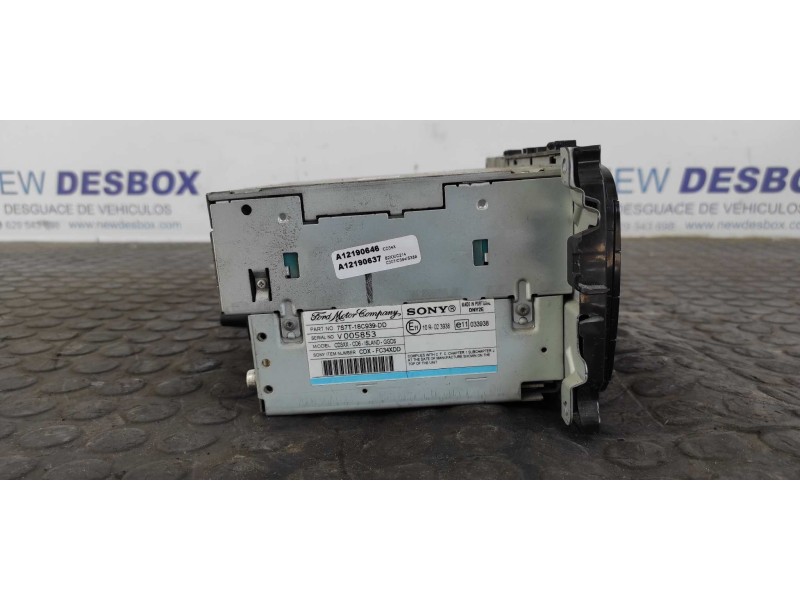 Recambio de sistema audio / radio cd para ford s-max (ca1) titanium (03.2010) referencia OEM IAM 7S7T18C939DD  
