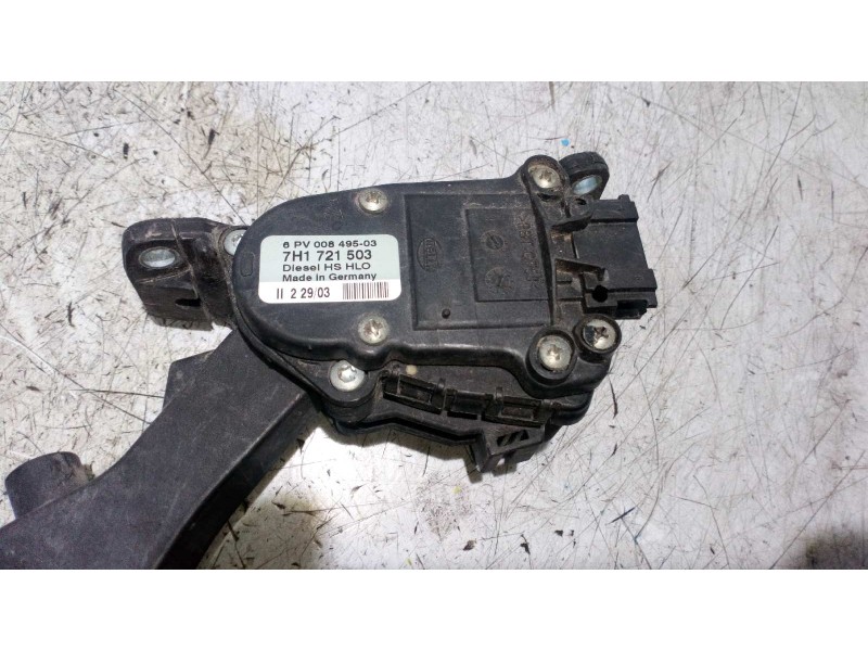Recambio de potenciometro pedal para volkswagen t5 transporter/furgoneta 1.9 tdi cat (axc) referencia OEM IAM 7H1721503  