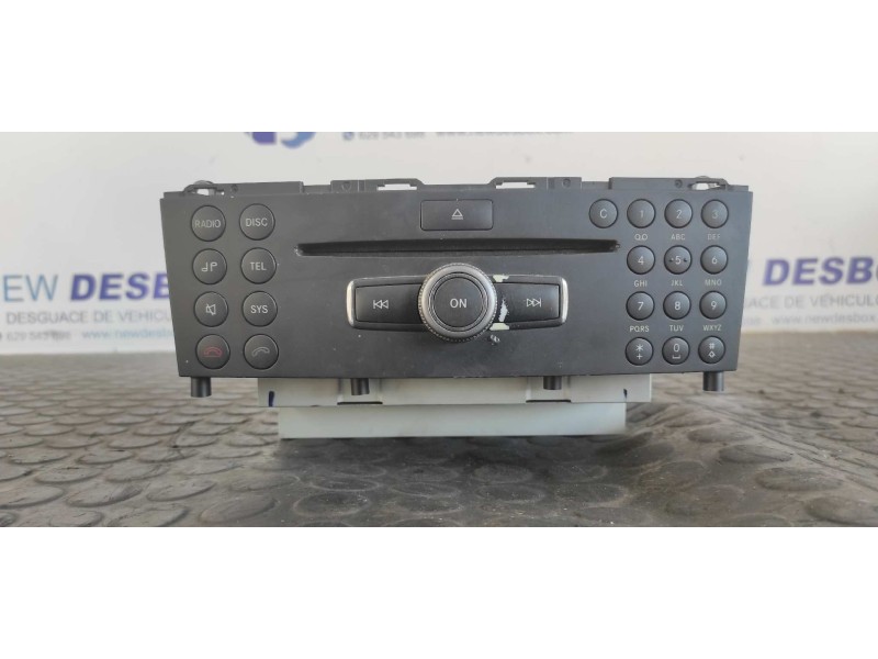 Recambio de sistema audio / radio cd para mercedes-benz clase c (w204) berlina 2.2 cdi cat referencia OEM IAM A2048700694  