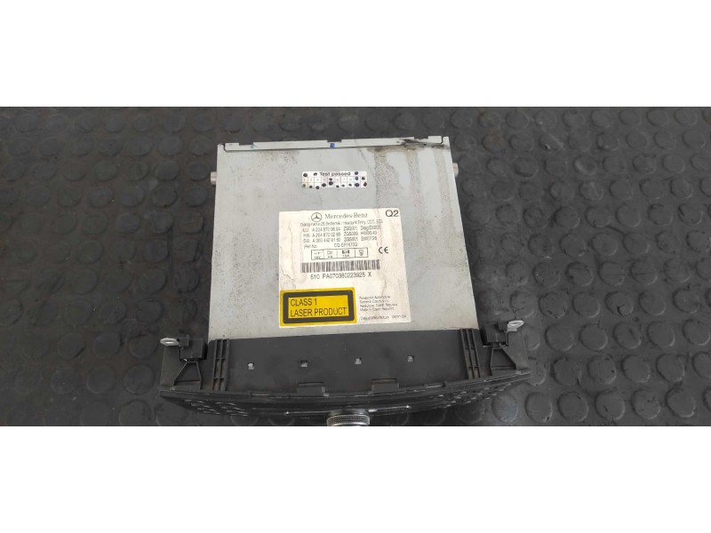 Recambio de sistema audio / radio cd para mercedes-benz clase c (w204) berlina 2.2 cdi cat referencia OEM IAM A2048700694  