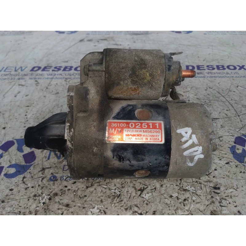 Recambio de motor arranque para hyundai atos prime (mx) 1.0 cat referencia OEM IAM 3610002511  