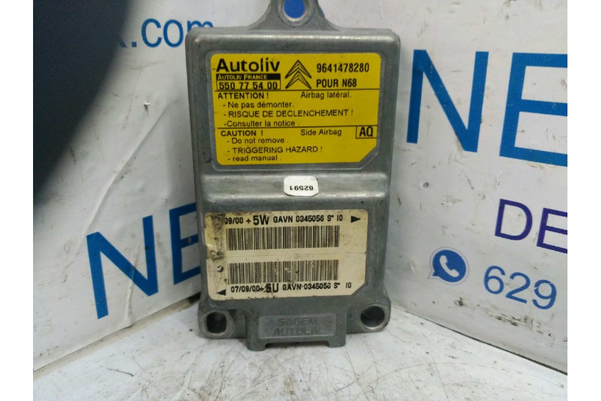 Recambio de centralita airbag para citroen xsara picasso 1.6 hdi cat (9hy / dv6ted4) referencia OEM IAM AUTOLIV550775400  