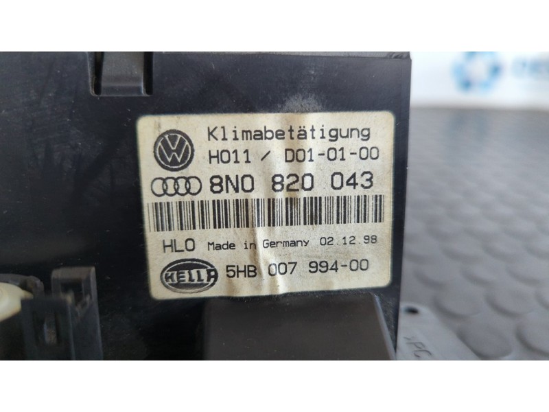 Recambio de mando climatizador para audi tt (8n3/8n9) 1.8 t coupe (132kw) referencia OEM IAM 8N0820043  