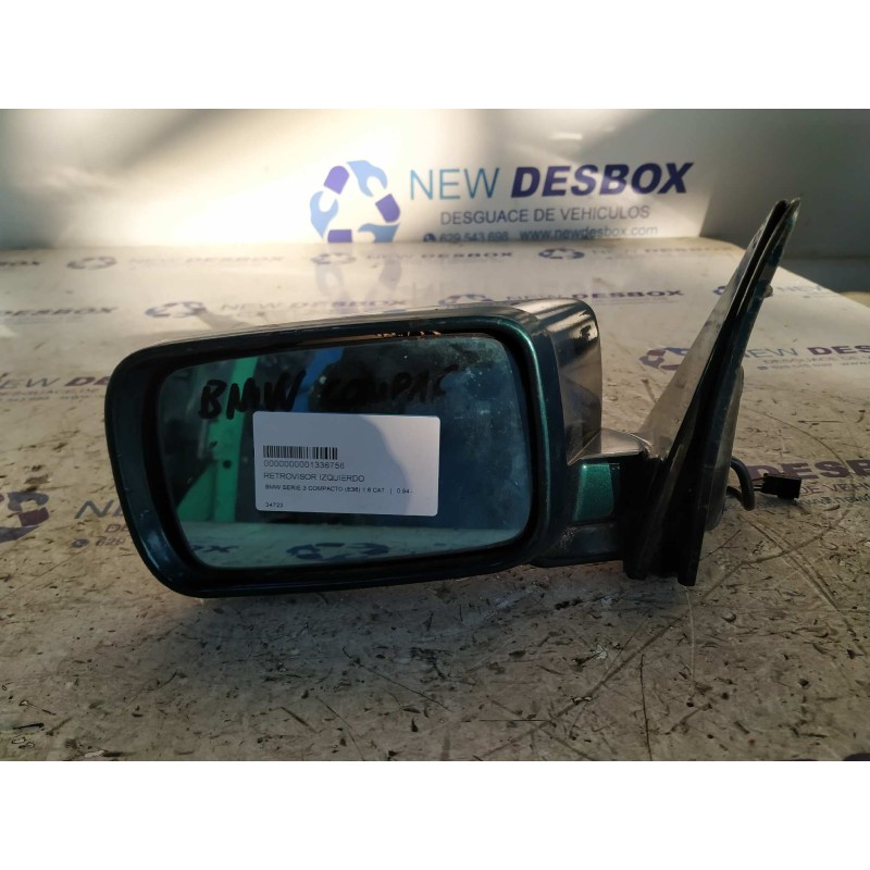 Recambio de retrovisor izquierdo para bmw serie 3 compacto (e36) 1.6 cat referencia OEM IAM 34723  