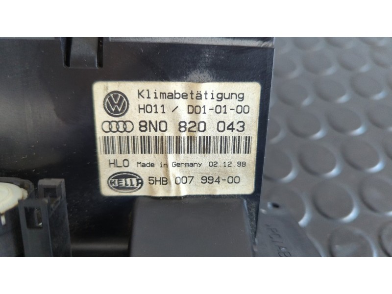 Recambio de mando climatizador para audi tt (8n3/8n9) 1.8 t coupe (132kw) referencia OEM IAM 8N0820043  