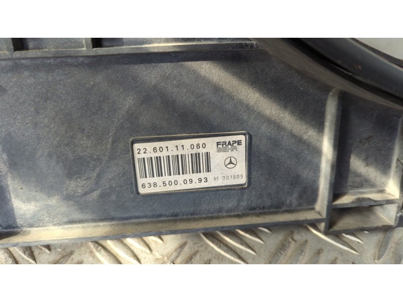 Recambio de electroventilador para mercedes-benz vito (w638) caja cerrada 110 d  (638.074) referencia OEM IAM 6385000993  
