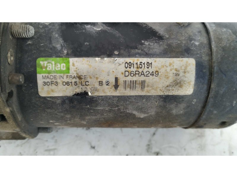Recambio de motor arranque para opel meriva 1.6 cat (z 16 se / l55) referencia OEM IAM 09115191  