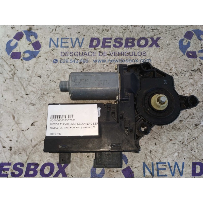 Recambio de motor elevalunas delantero derecho para peugeot 307 (s1) xr clim plus referencia OEM IAM 9634457480  