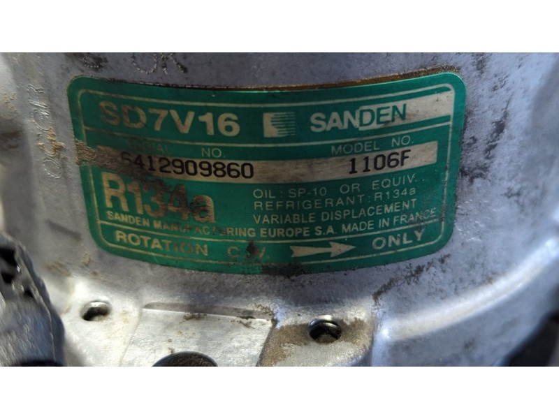 Recambio de compresor aire acondicionado para citroen xsara berlina 1.9 d sx referencia OEM IAM 1106F  
