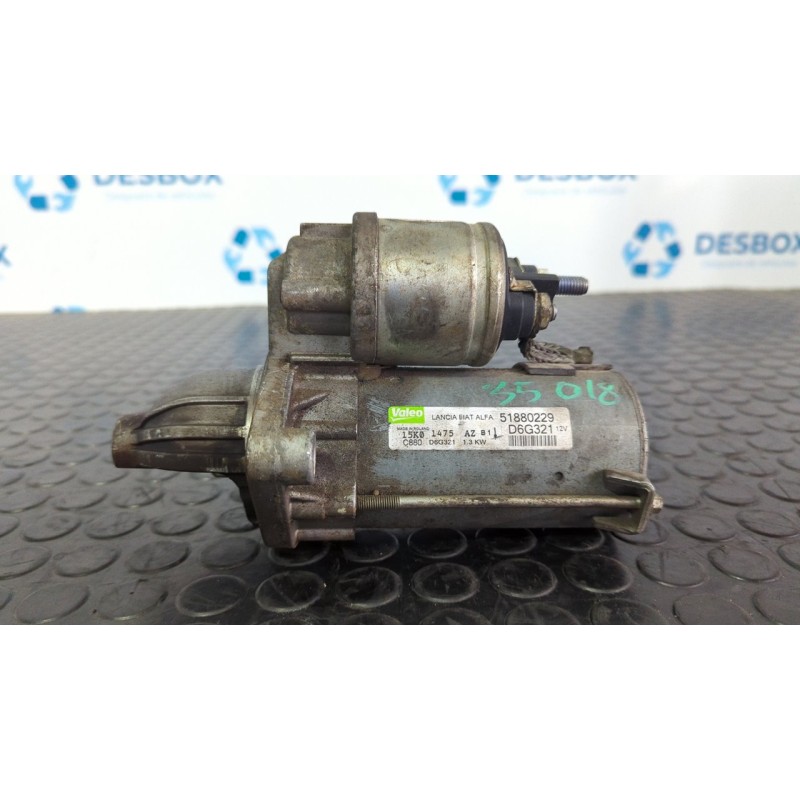 Recambio de motor arranque para fiat doblo cargo basis kasten referencia OEM IAM 51880229  