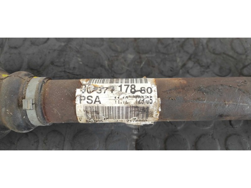 Recambio de transmision delantera derecha para citroen c4 berlina 1.6 16v hdi fap referencia OEM IAM 9637117880  