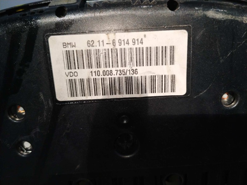 Recambio de cuadro instrumentos para bmw serie 5 berlina (e39) 2.5 24v turbodiesel cat referencia OEM IAM 62116914914  