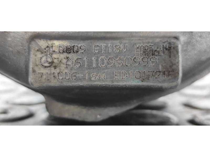 Recambio de turbocompresor para mercedes-benz clase c (w203) berlina 200 cdi (203.004) referencia OEM IAM A6110960999  