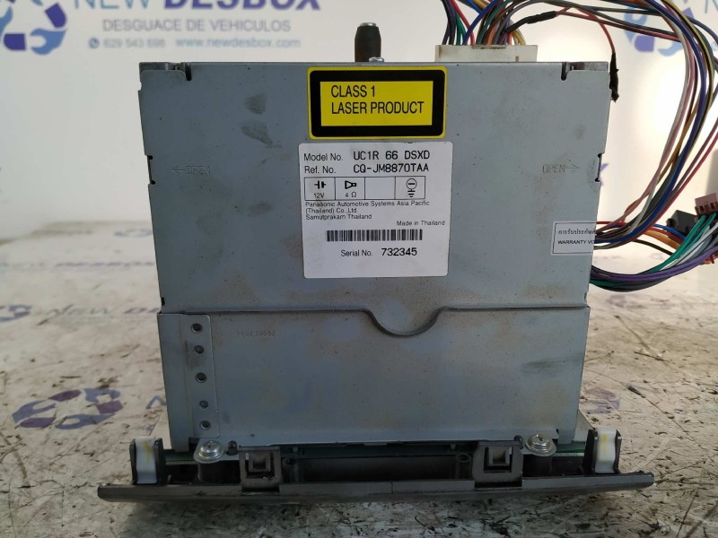 Recambio de sistema audio / radio cd para ford ranger (es) 2.5 tdci cat referencia OEM IAM CQJM8870TAA  