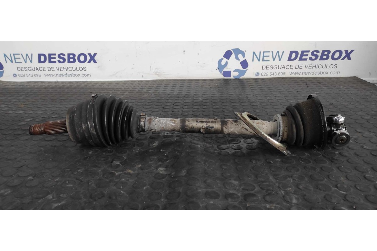 Recambio de transmision delantera izquierda para renault master doble cabine, caja abierta/chasis chasis batalla 3578 mm referen