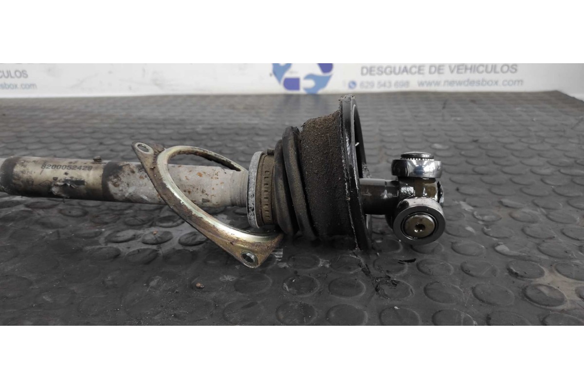 Recambio de transmision delantera izquierda para renault master doble cabine, caja abierta/chasis chasis batalla 3578 mm referen