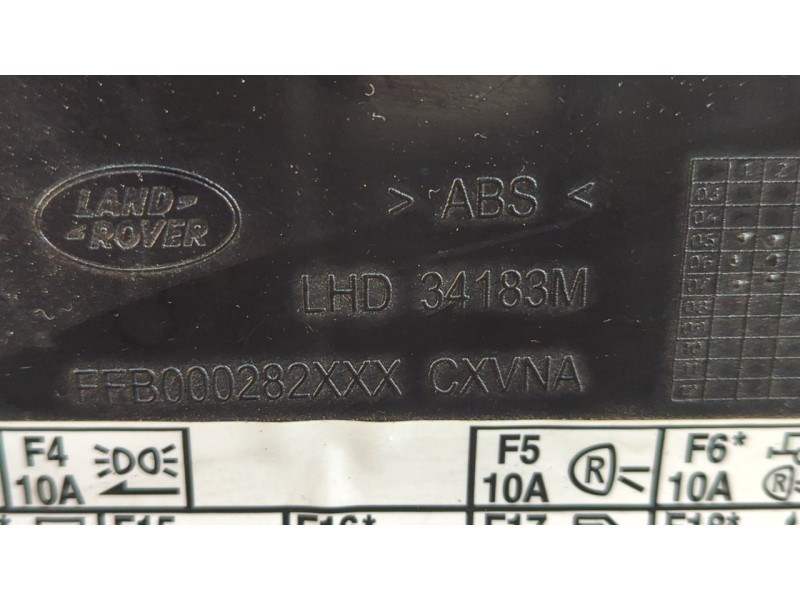 Recambio de guantera para land rover range rover sport v8 td edition 60 yrs referencia OEM IAM FFB000282XXX  