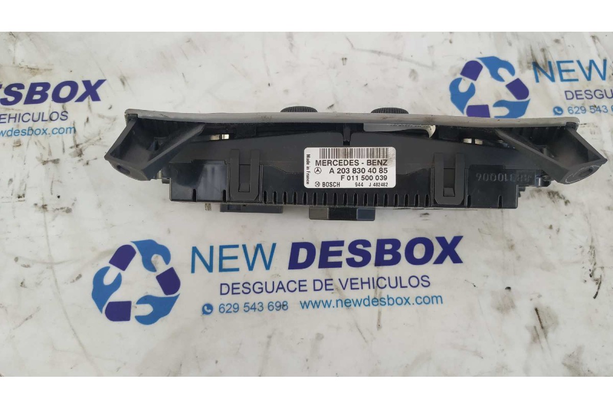 Recambio de mando climatizador para mercedes-benz clase clc (cl203) clc 220 cdi (la) (203.708) referencia OEM IAM A2038304085  