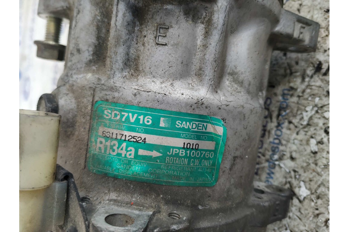 Recambio de compresor aire acondicionado para mg rover serie 400 (rt) 414 i (5-ptas.) referencia OEM IAM JPB100760  