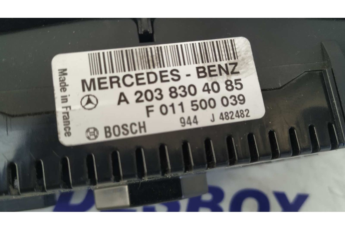 Recambio de mando climatizador para mercedes-benz clase clc (cl203) clc 220 cdi (la) (203.708) referencia OEM IAM A2038304085  