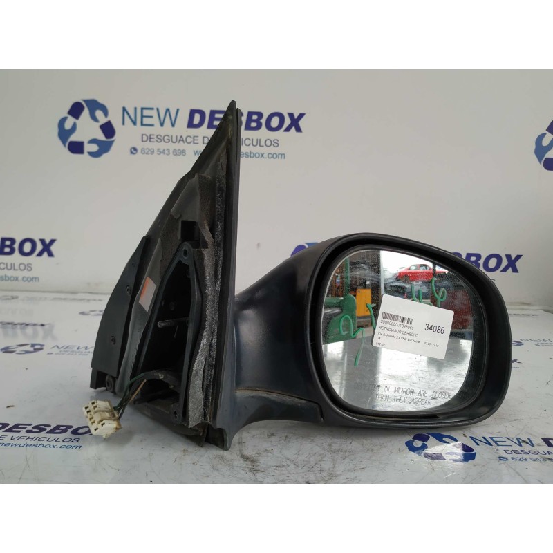 Recambio de retrovisor derecho para kia carnival 2.9 turbodiesel cat referencia OEM IAM   