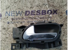 Recambio de maneta interior trasera izquierda para peugeot 308 1.6 16v referencia OEM IAM   
