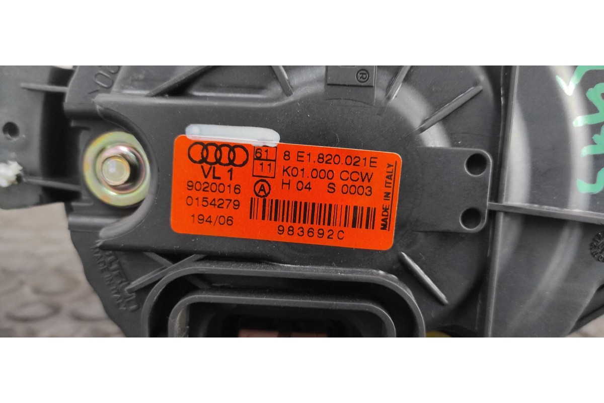 Recambio de motor calefaccion para audi a4 berlina (8e) 2.0 tdi 16v (103kw) referencia OEM IAM 8E1820021E  
