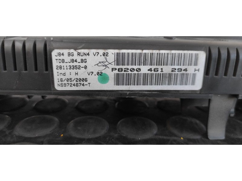 Recambio de cuadro instrumentos para renault scenic ii adventure by coronel tapiocca referencia OEM IAM P8200461294H  