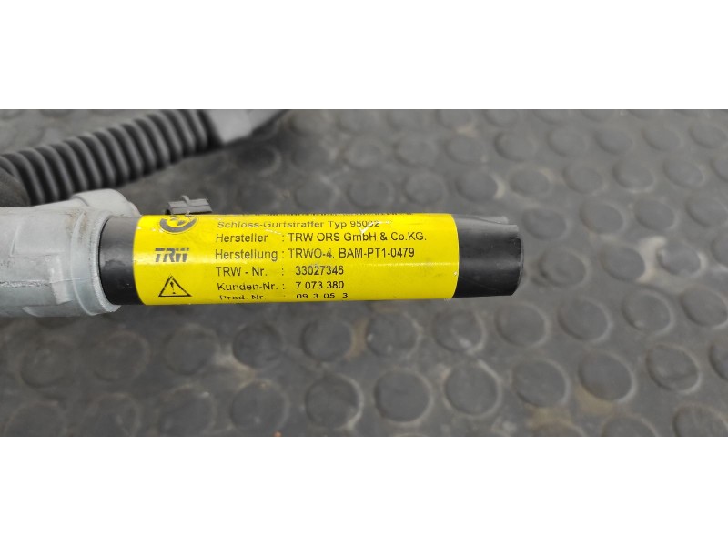 Recambio de pretensor airbag derecho para bmw x3 (e83) 2.0 16v diesel cat referencia OEM IAM 7073380  