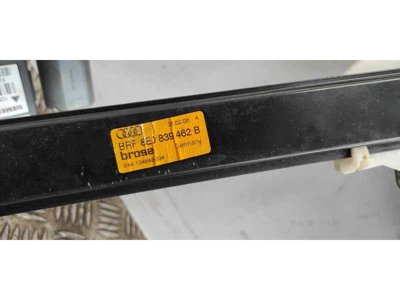 Recambio de elevalunas trasero derecho para audi a4 avant (8e) 2.0 tdi quattro (dpf) referencia OEM IAM 8E0839462B  