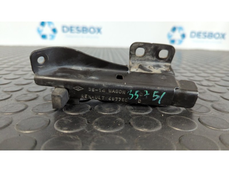Recambio de soporte / guia puerta corredera intermedio para renault kangoo furgón professional referencia OEM IAM 497760  