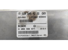 Recambio de centralita abs para mercedes-benz clase a (w168) 170 cdi (168.008) referencia OEM IAM 0295454232   2