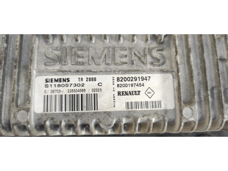 Recambio de centralita cambio automatico para renault megane ii berlina 3p confort authentique referencia OEM IAM 8200291947  