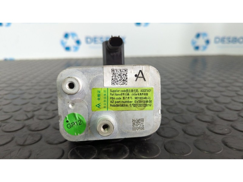 Recambio de condensador / radiador aire acondicionado para citroen e-c4 100kw shine referencia OEM IAM 9831600480  