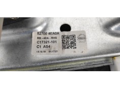 Recambio de elevalunas trasero derecho para nissan qashqai (j11) n-connecta referencia OEM IAM 827004EA0A   2