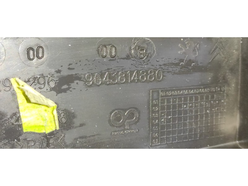 Recambio de refuerzo paragolpes delantero para citroen berlingo 2.0 hdi cat (rhy / dw10td) referencia OEM IAM 9643814880  