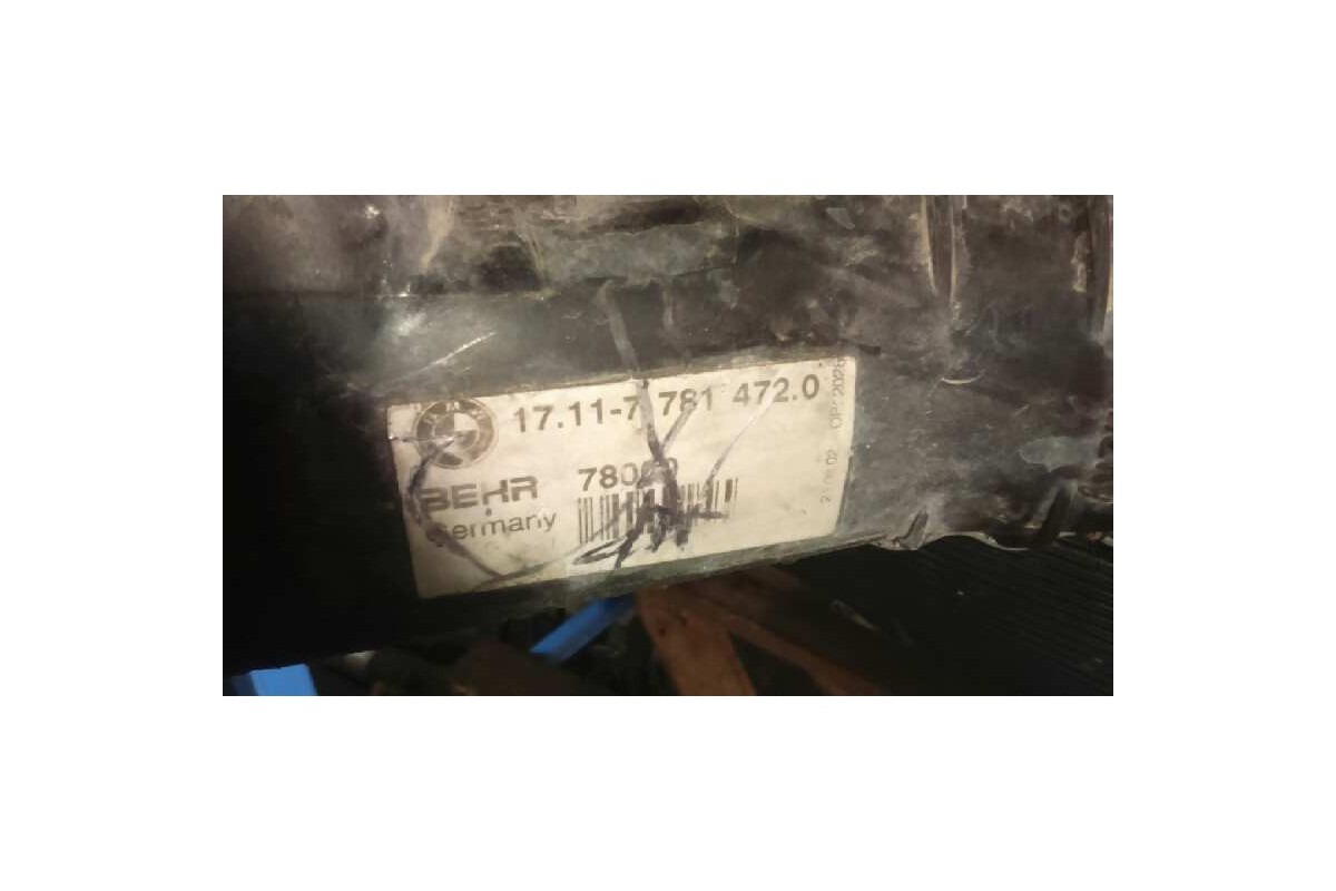 Recambio de radiador agua para bmw serie 5 berlina (e39) 2.0 16v diesel cat referencia OEM IAM 77879089  