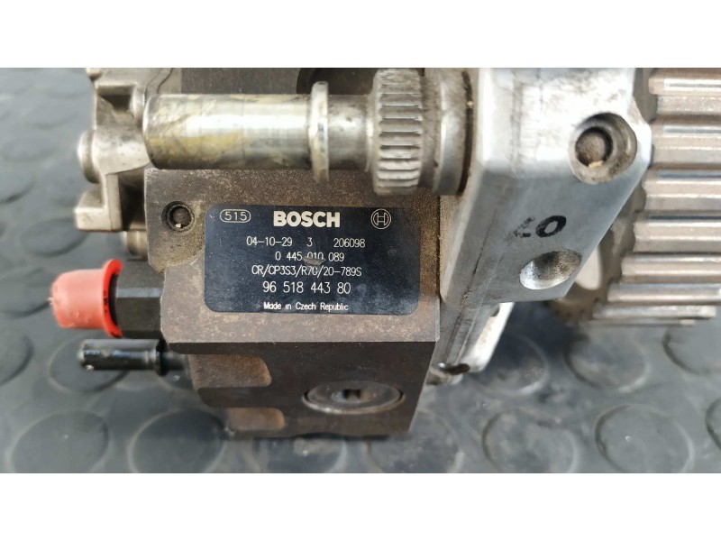 Recambio de bomba inyeccion para peugeot 206 berlina 1.6 hdi fap cat (9hz / dv6ted4) referencia OEM IAM 9651844380  