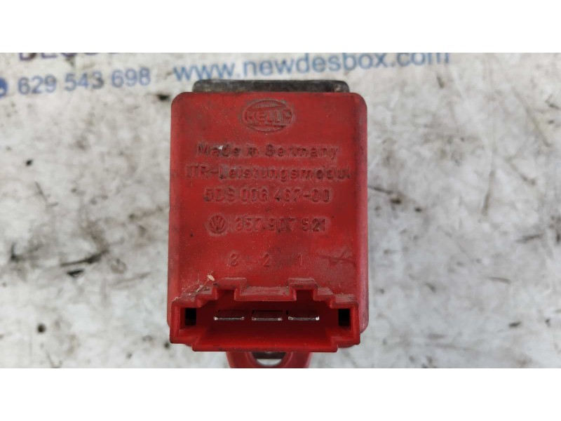 Recambio de resistencia calefaccion para audi a3 (8l) 1.9 tdi referencia OEM IAM 357907521  