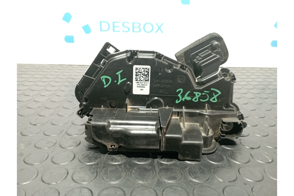Recambio de cerradura puerta delantera izquierda para volkswagen tiguan 2.0 tdi referencia OEM IAM 5NB837015C  