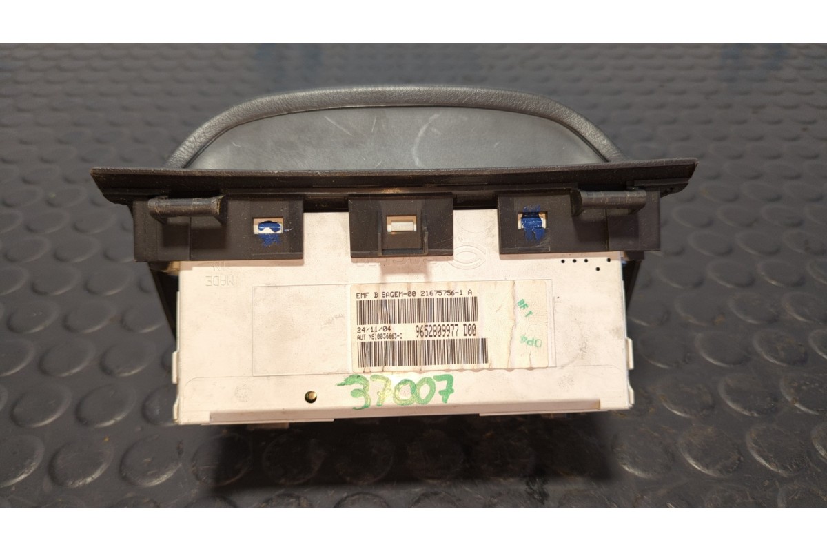 Recambio de pantalla multifuncion para peugeot 307 break / sw (s1) 1.6 hdi referencia OEM IAM 9652809977  