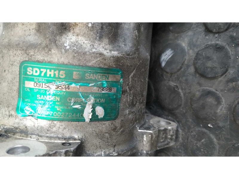 Recambio de compresor aire acondicionado para renault 19 hatchback (b/c53) 1.9 diesel referencia OEM IAM 7700272440  