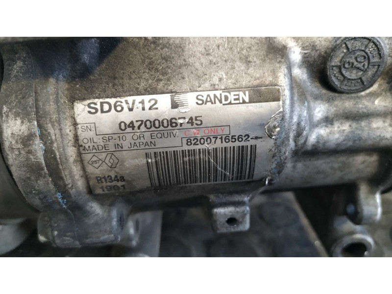 Recambio de compresor aire acondicionado para renault kangoo (f/kc0) 1.5 dci diesel referencia OEM IAM 8200716562  