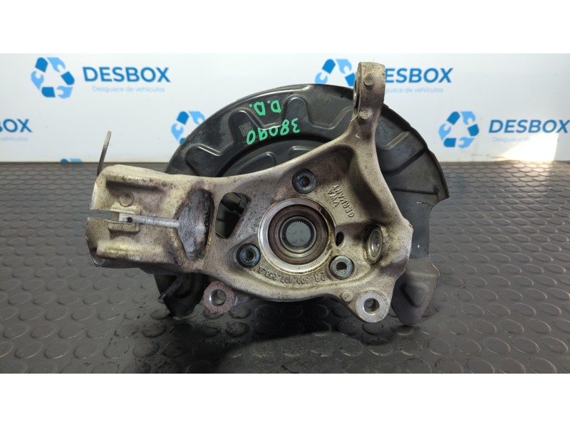 Recambio de mangueta delantera derecha para volkswagen golf vii lim. (5g1) 2.0 tdi referencia OEM IAM 5Q0407258A  